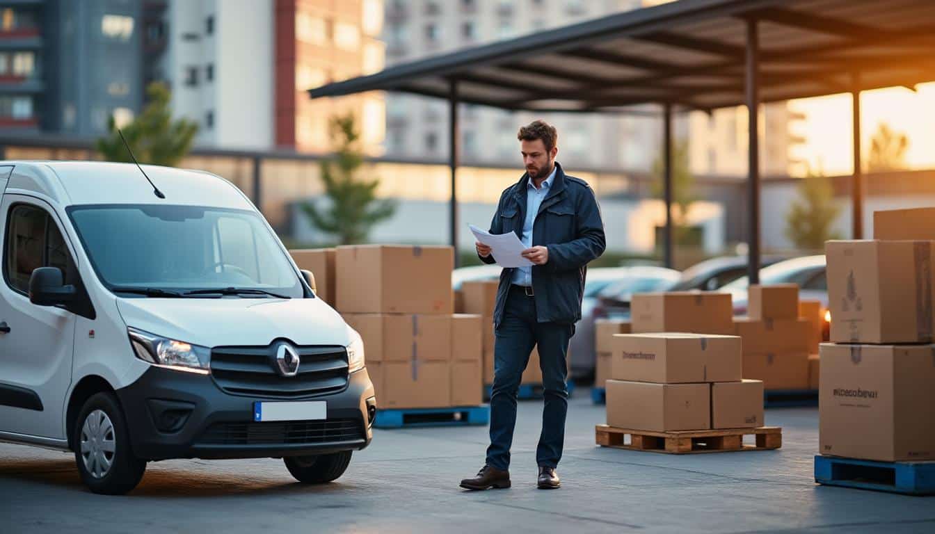 Illustration: Comprendre la capacité professionnelle pour le transport de marchandises légères