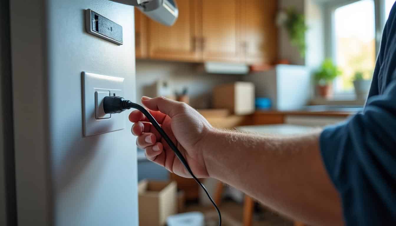 Illustration: Quand faut-il débrancher le réfrigérateur avant de le déplacer ?