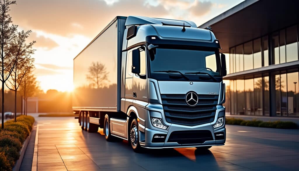 Nouveau camion Mercedes : innovation, confort et performance durable