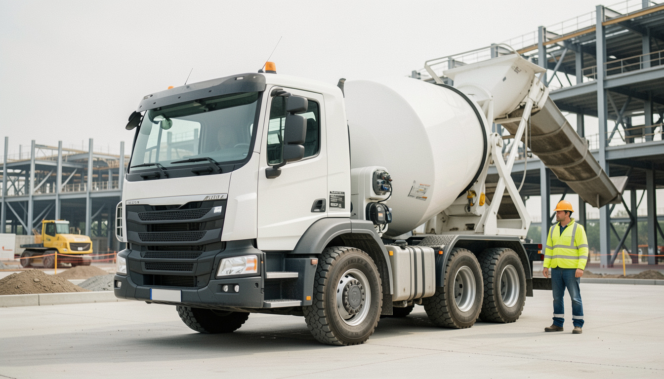 Camion toupie béton : fonctionnement, capacité et choix
