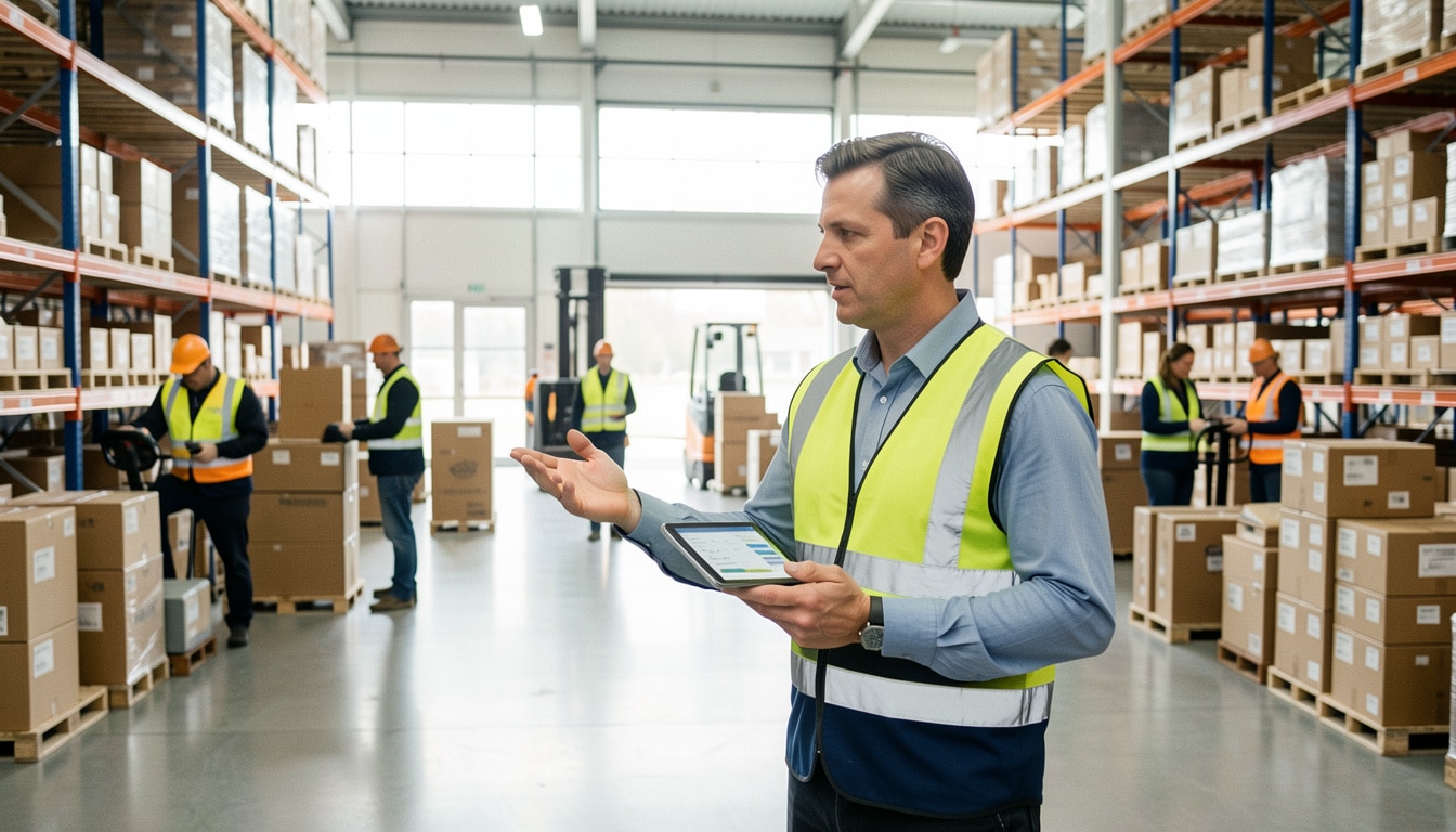 Chef d’équipe logistique : missions, salaire et accès