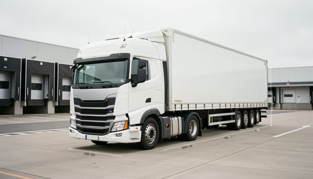 Dimensions d’un camion de 26 tonnes et charge utile