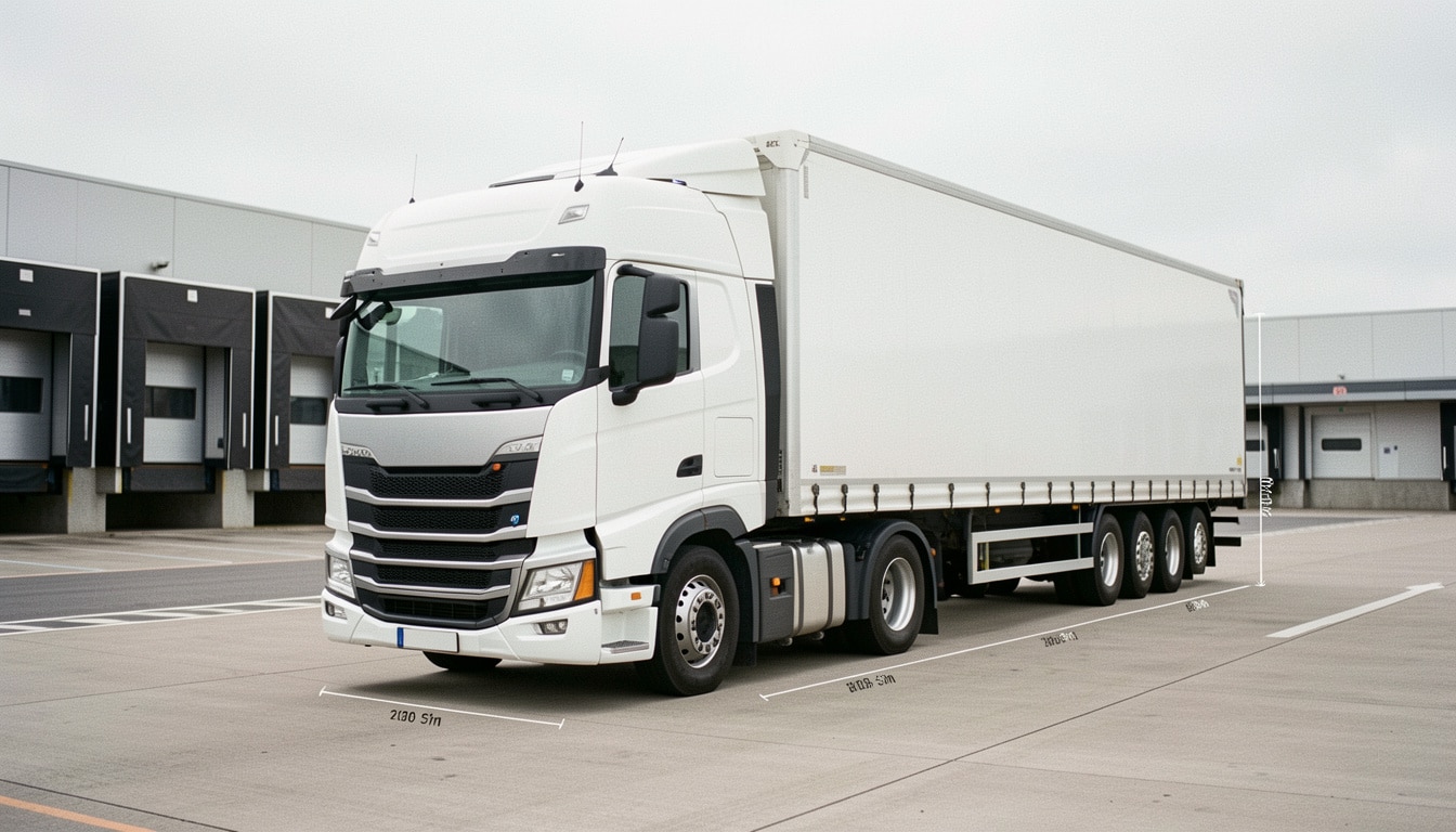 Dimensions d’un camion de 26 tonnes et charge utile