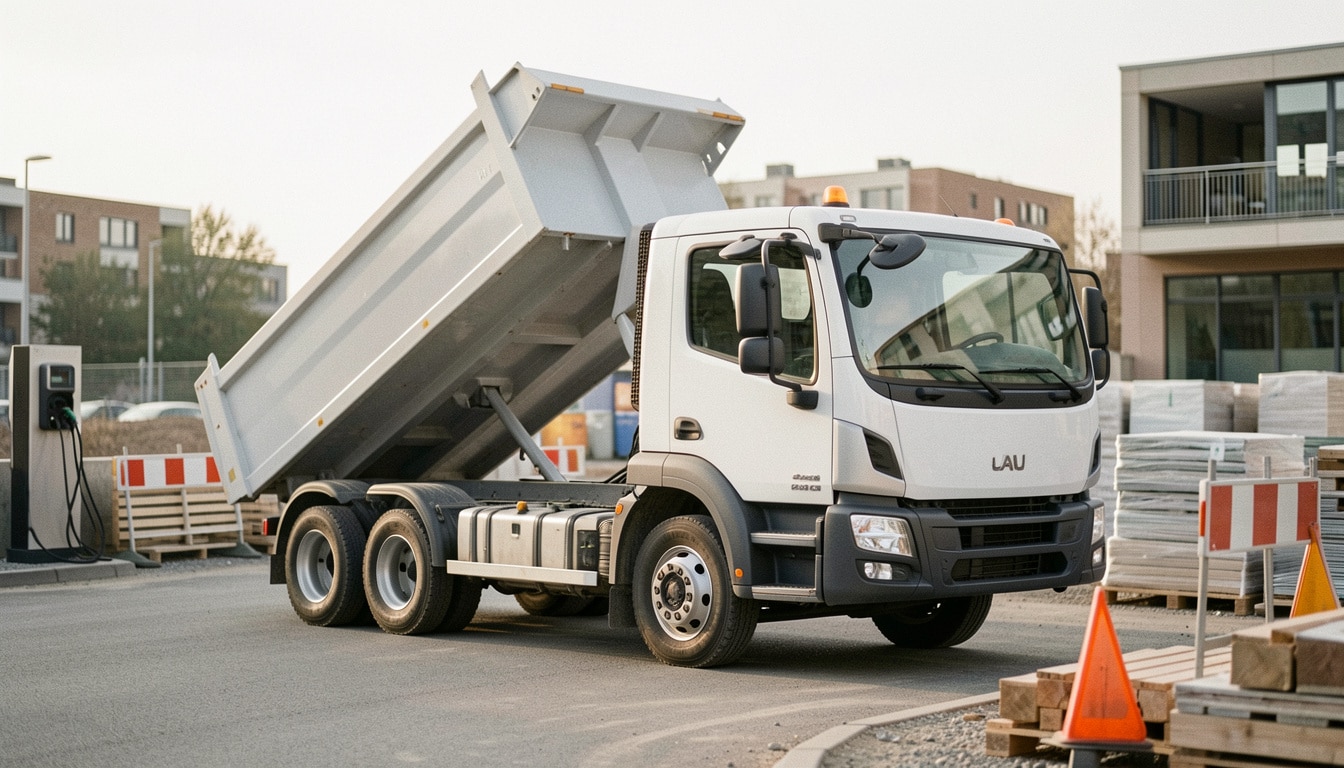 Camion-benne électrique : usages, choix et limites