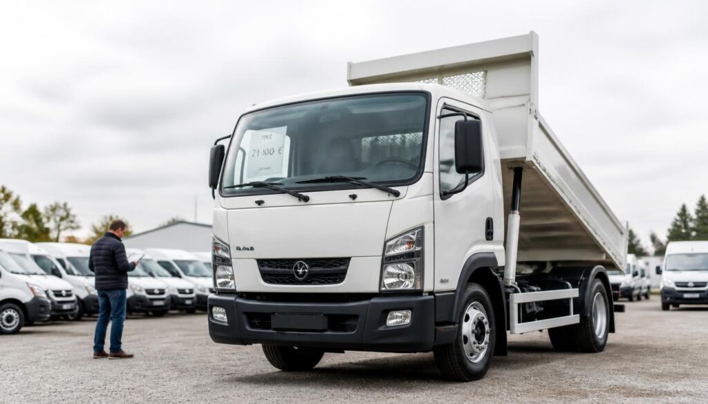 Camion benne à petit prix : acheter sans se tromper