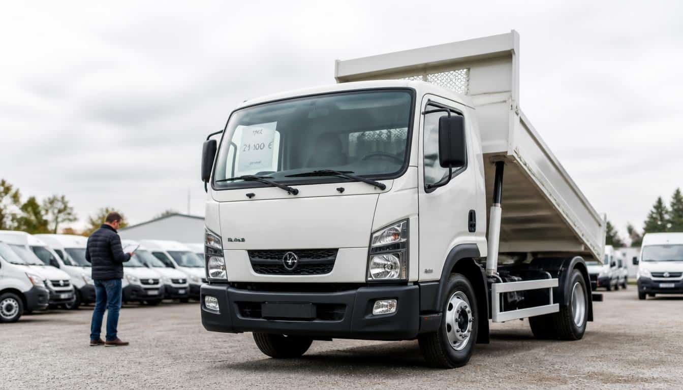 Camion benne à petit prix : acheter sans se tromper