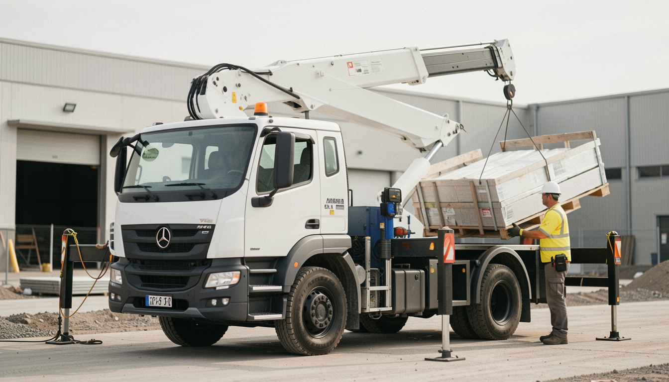 Camion-grue VL : usages, choix et règles de sécurité