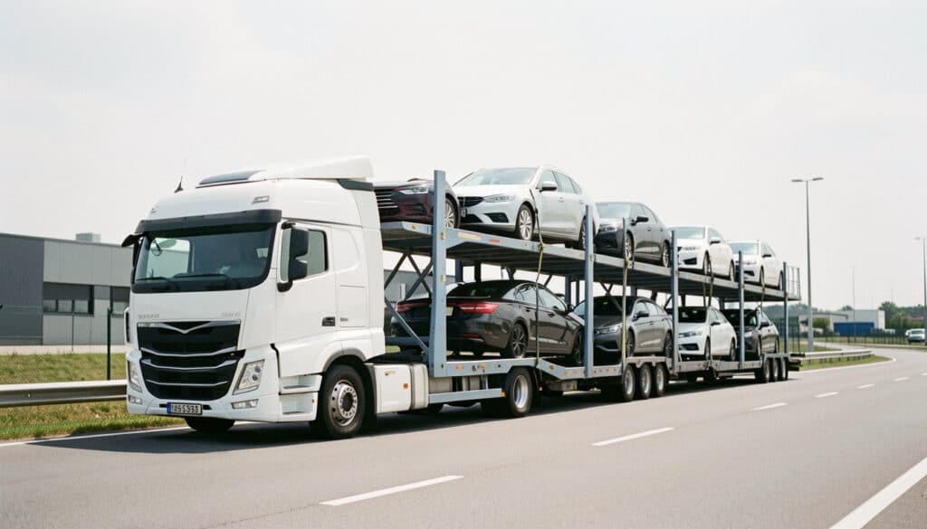 Transport de voiture par camion : prix, délais et options