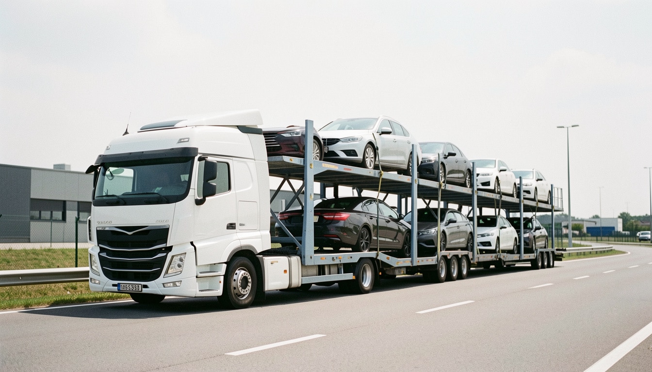 Transport de voiture par camion : prix, délais et options